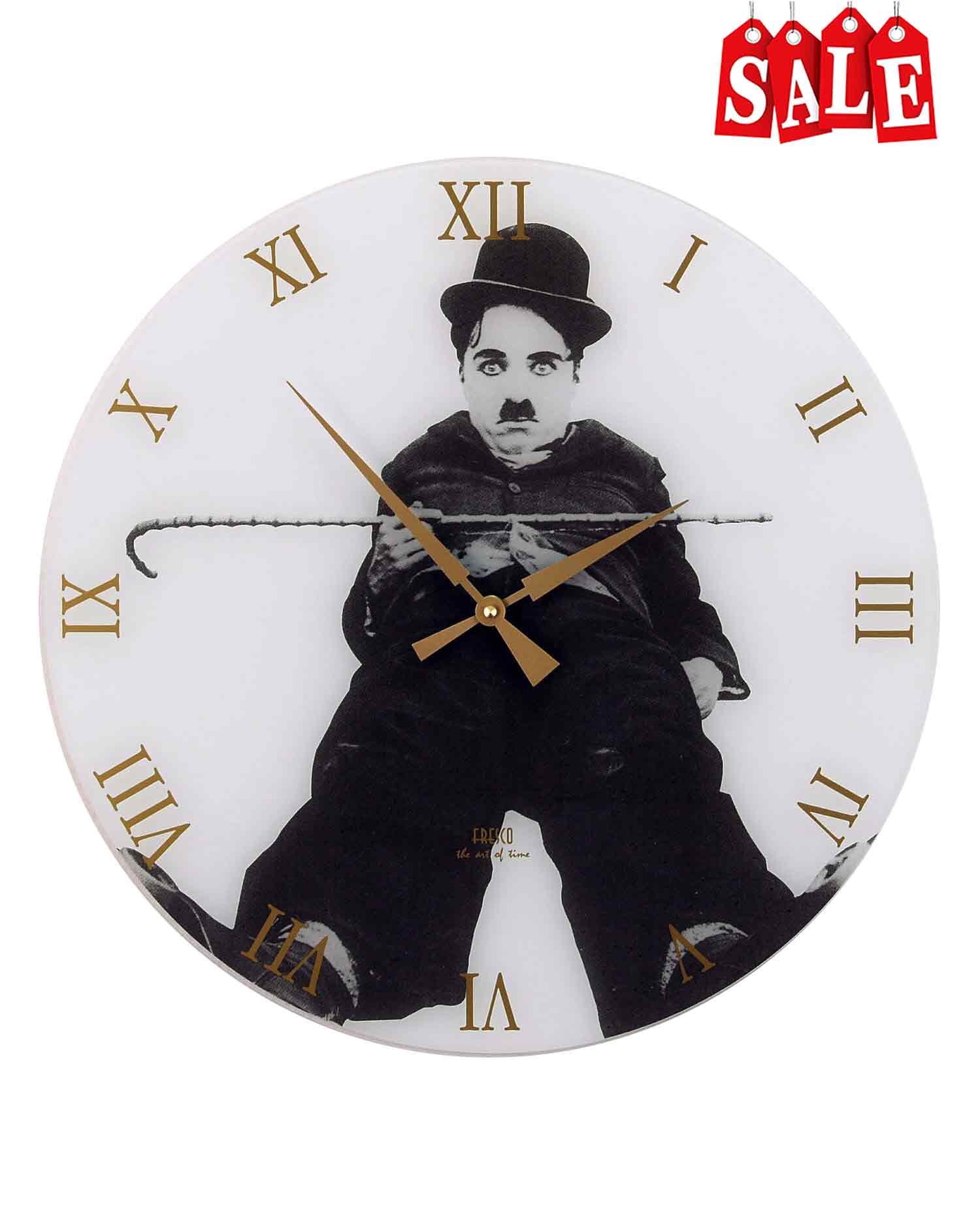 Настенные часы FRESCO Charly Chaplin